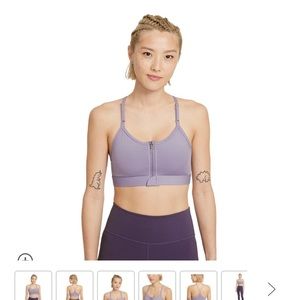 🌿Nike Dry Fit Zip Front Sports Bra🌿